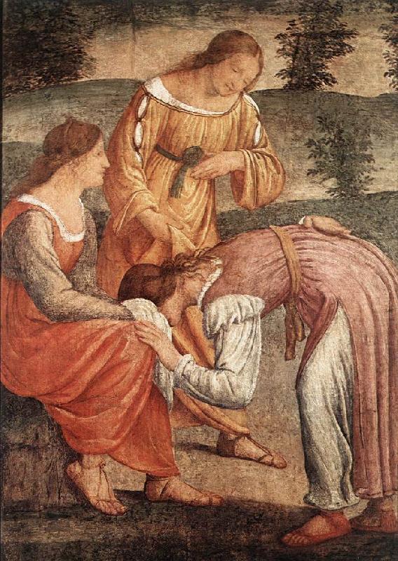 The Game of the Golden Cushion (detail) sg, LUINI, Bernardino